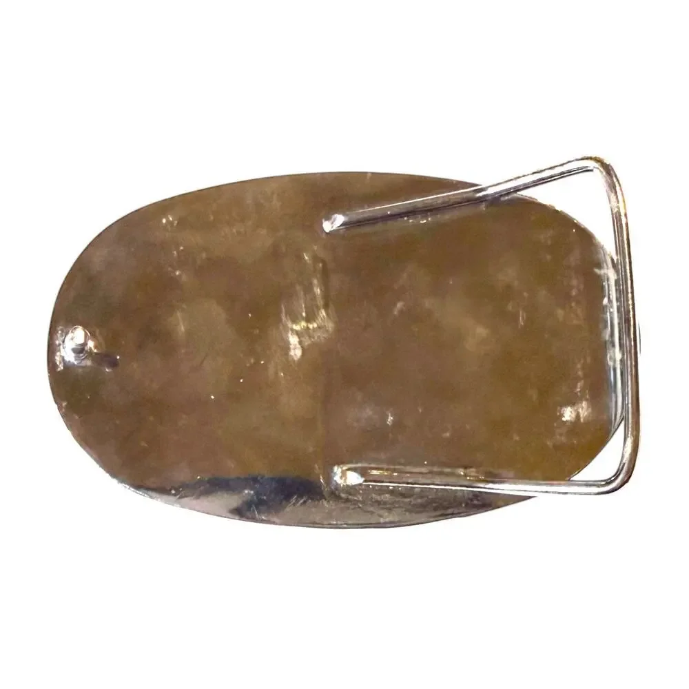 Vintage Moslah Shrine Silver Tone Belt Buckle Shriners International